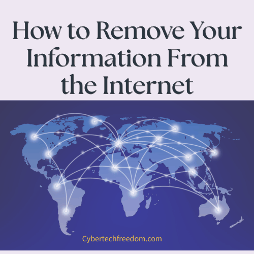 How to Remove Your Information From the Internet